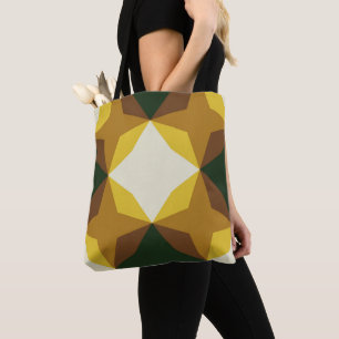 Tote Bag Motif diamant en écorce forestière