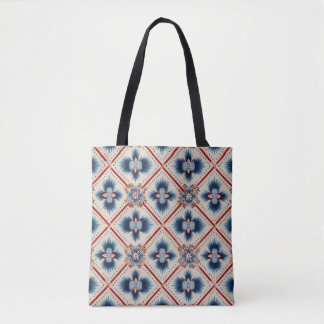 Tote Bag Motif diamanté folklorique oriental
