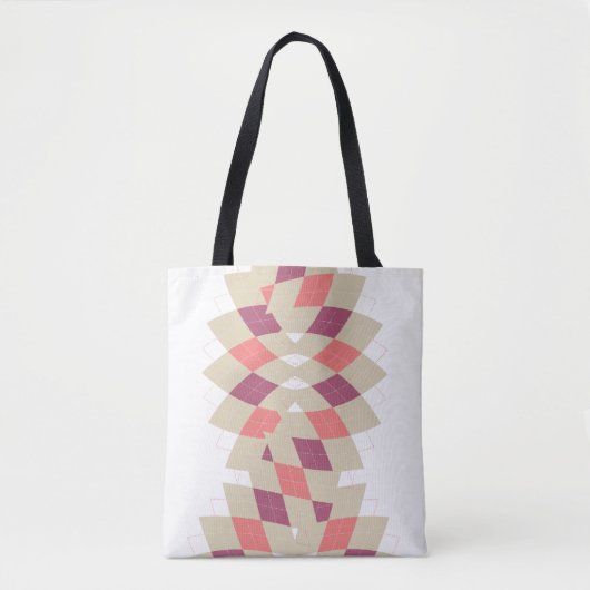 Tote Bag Motif Diamond Swirl (Devant)
