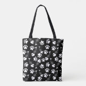Tote Bag motif d'impression de chat d'os de poissons (Dos)