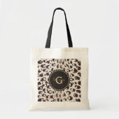 Tote Bag motif d'impression de guépards bruns modernes (Devant)