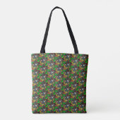 Tote Bag Motif d'opale noire moderne (Dos)