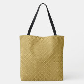 Tote Bag Motif d'or métallique (Dos)