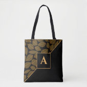 Tote Bag Motif double face diagonal personnalisé (Devant)