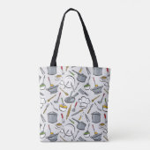 Tote Bag Motif d'outils de cuisine (Dos)