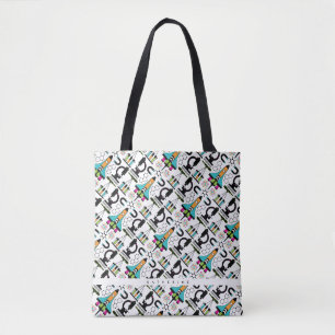 Tote Bag Motif d'outils, d'objets et d'équipements scienti