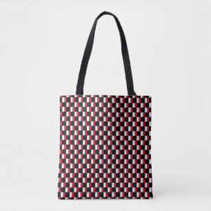 Tote Bag motif du drapeau À damiers Malte