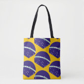 Tote Bag Motif du drapeau brésilien (Devant)
