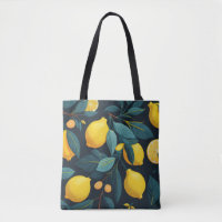 Motif du jardin de citron. Agrumes tropicaux jaune