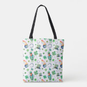 Tote Bag Motif du jour de St Patrick d'aquarelle (Dos)