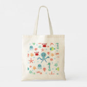 Tote Bag Motif du monde marin (Dos)