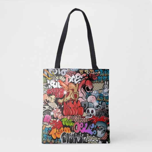 Tote Bag Motif dynamique urbain d'art de graffiti d'art de (Devant)