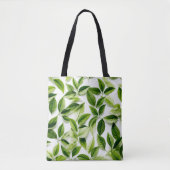 Tote Bag Motif écologique feuille (Devant)