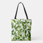 Tote Bag Motif écologique feuille (Dos)