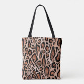 Tote Bag Motif Empreinte de léopard (Dos)