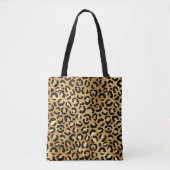 Tote Bag Motif Empreinte de léopard sauvage et exotique (Devant)