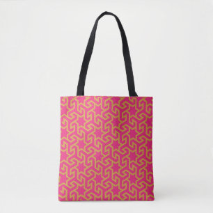 Tote Bag Motif en forme d'étoile arabe