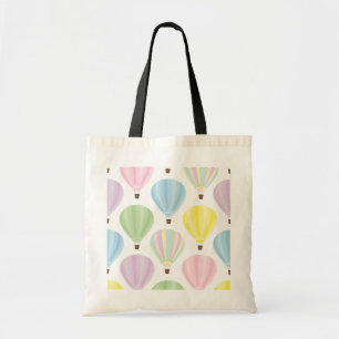 Tote Bag Motif en pastel chaud de ballon à air