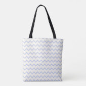 Tote Bag Motif en pastel de Chevron (Dos)