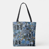 Tote Bag Motif en patchwork sans faille de différents tissu (Dos)