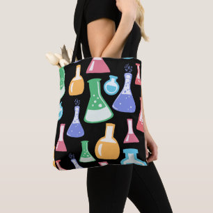 Tote Bag Motif en sciences colorées / chimie