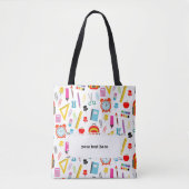 Tote Bag Motif enseignant Coloré (Devant)