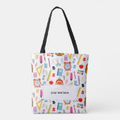 Tote Bag Motif enseignant Coloré (Dos)
