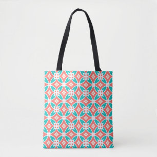 Tote Bag Motif ethnique multicolore