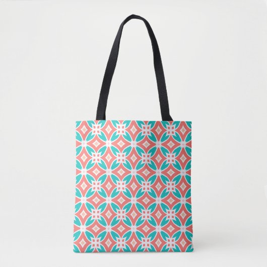 Tote Bag Motif ethnique multicolore (Devant)