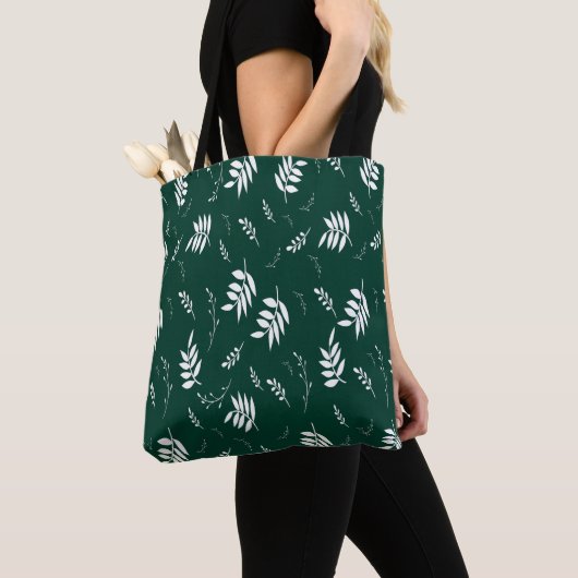 Tote Bag motif feuille (De près)