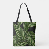 Tote Bag Motif Feuille de la feuille tropicale moderne (Dos)