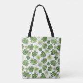 Tote Bag Motif Feuille élégant Green Tropical (Dos)