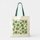 Tote Bag Motif Feuille élégant Green Tropical (Dos)
