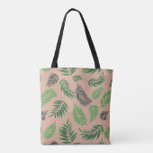 Tote Bag Motif Feuille tropical 10 (Dos)