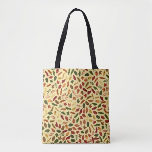 Tote Bag Motif Feuilles d'automne (Devant)