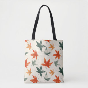 Tote Bag Motif Feuilles d'automne