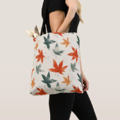 Tote Bag Motif Feuilles d'automne (De près)