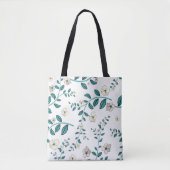 Tote Bag Motif Fleur transparent (Devant)