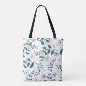 Tote Bag Motif Fleur transparent (Dos)