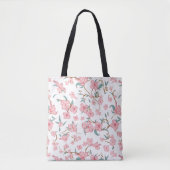 Tote Bag Motif Fleurs déplaisantes (Devant)