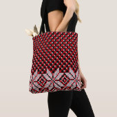 Tote Bag Motif Flocons de Neige (De près)