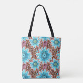 Tote Bag Motif floral  (Dos)