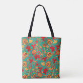 Tote Bag Motif floral 2 (Dos)