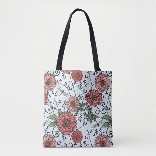 Tote Bag Motif floral 3 (Devant)