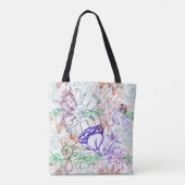 Tote Bag Motif floral 5 (Dos)