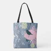 Tote Bag Motif floral 7 (Dos)