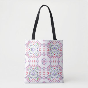 Tote Bag motif floral Abstrait design abstrait, art, maison