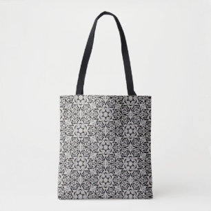Tote Bag Motif floral arabe