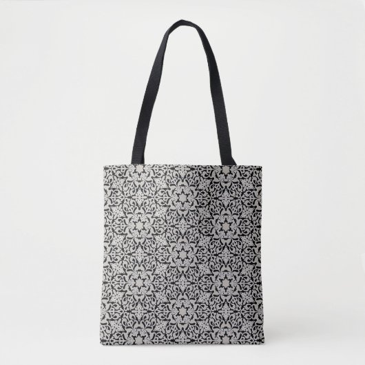 Tote Bag Motif floral arabe (Devant)