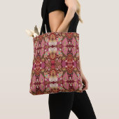 Tote Bag Motif floral chaotique et décoratif (De près)
